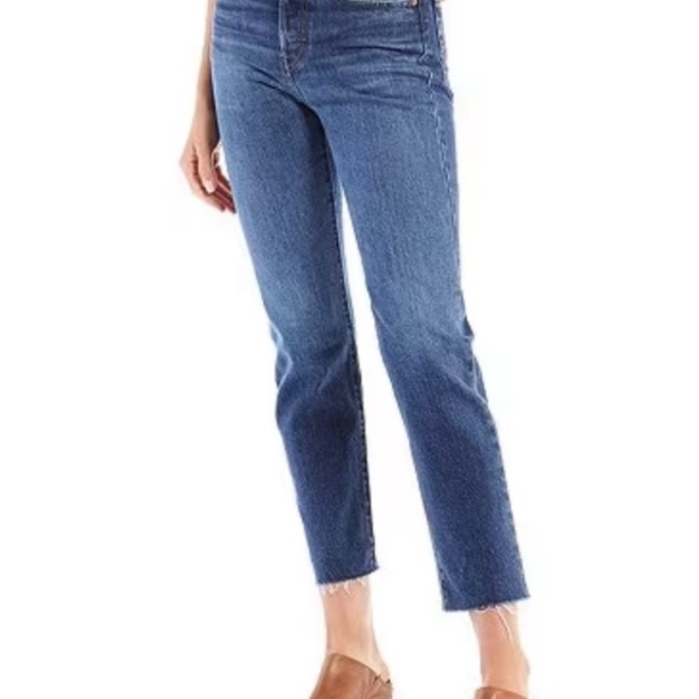 Levi's Women's Blue Ankle Jeans